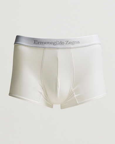 Herren | Zegna | Zegna | Cotton Stretch Trunk Boxers White