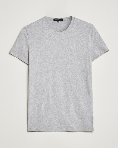 Herren | 40% sale | Zegna | Cotton Stretch Crew Neck T-Shirt Grey Heather