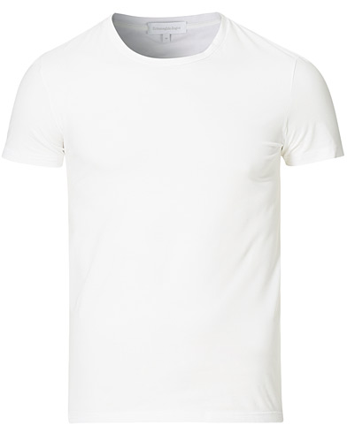 Herren | Zegna | Zegna | Cotton Stretch Crew Neck T-Shirt White