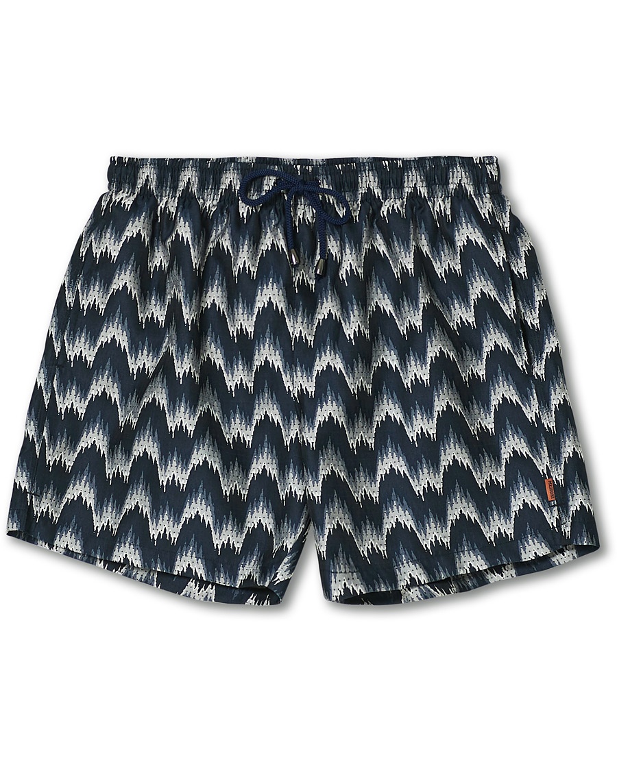 Missoni Zig-Zag Swim Trunks Navy
