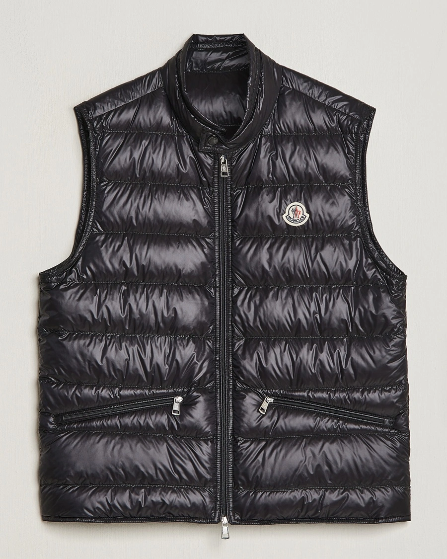 Moncler Gui Down Vest Black – Schwarz