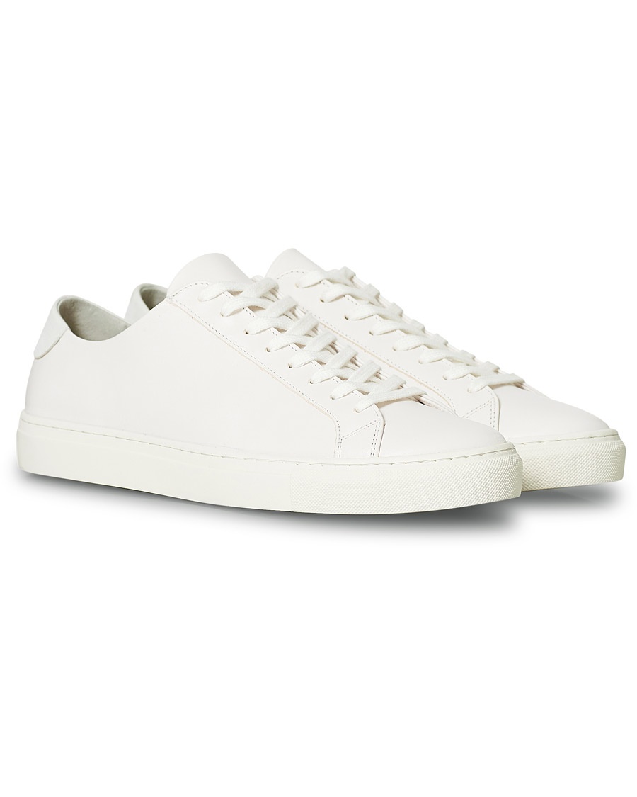 Herren | | Filippa K | Morgan Leather Sneakers White