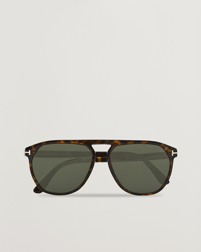 Herren | Tom Ford | Tom Ford | Jasper-02 Sunglasses Dark Havana/Green