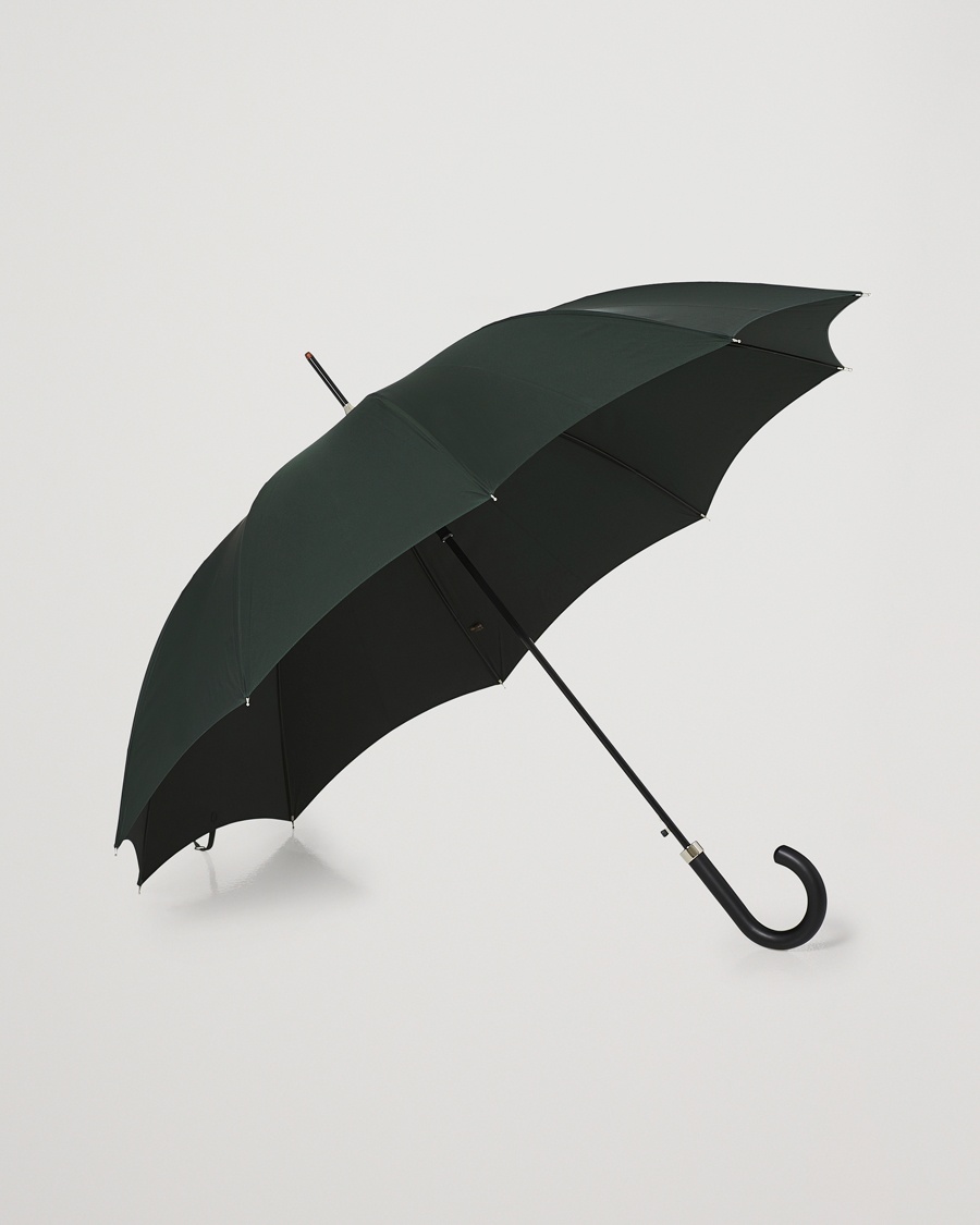 Herren | | Fox Umbrellas | Hardwood Automatic Umbrella Racing Green