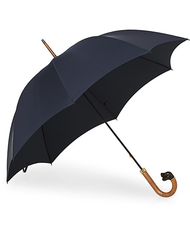 Herren | Regenschirm | Fox Umbrellas | Brown Spaniel Umbrella Navy