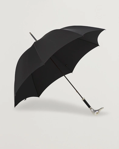 Herren | Stylisch im Regen | Fox Umbrellas | Silver Duck Umbrella Black Black
