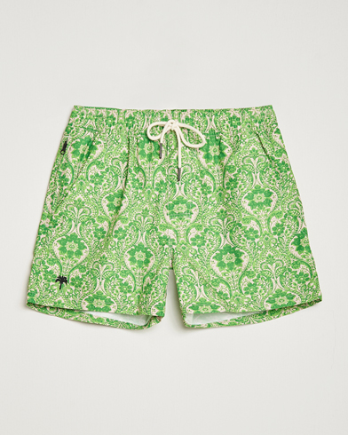 Herren | OAS | OAS | Printed Swim Shorts Greenie