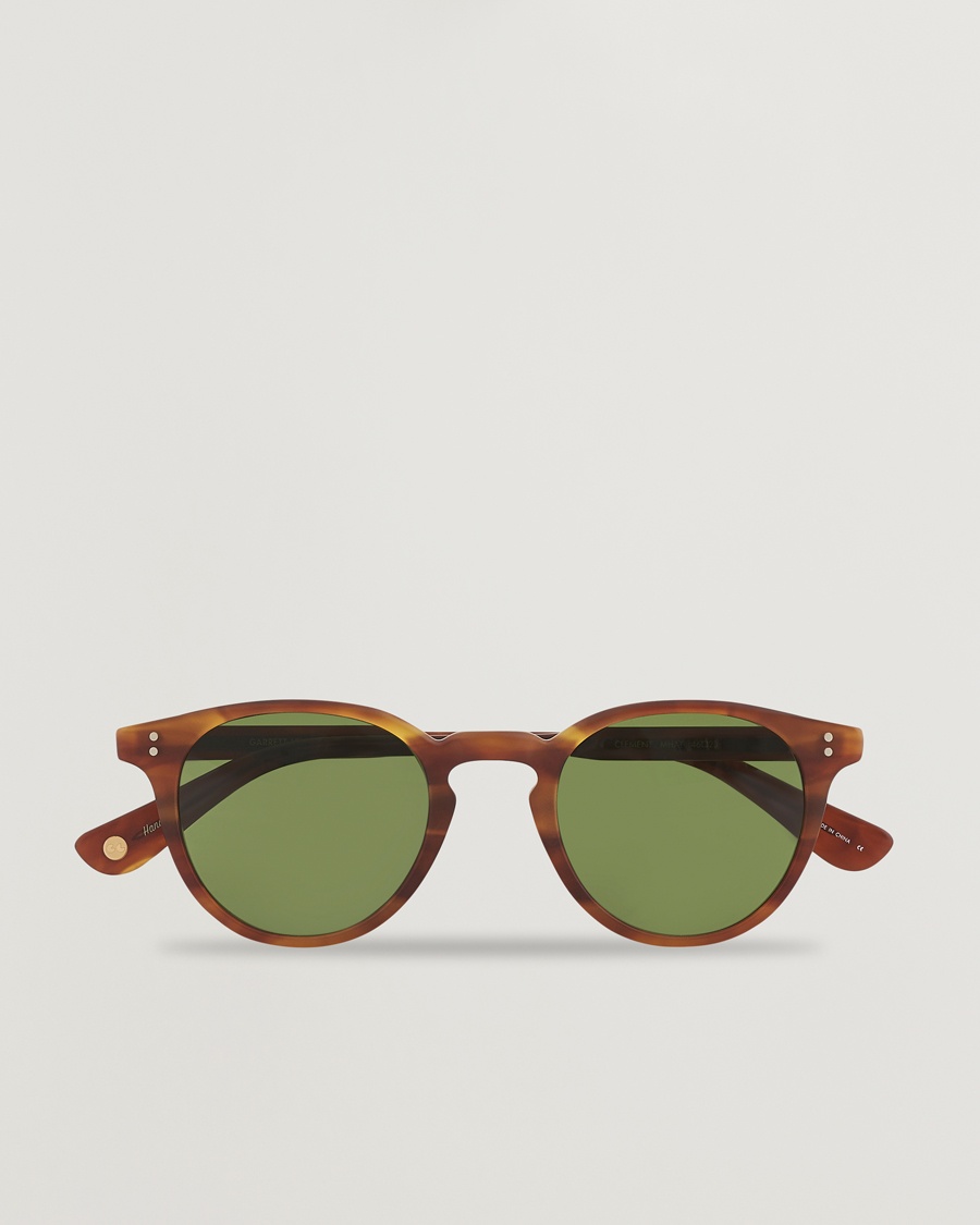 Herren | | Garrett Leight | Clement Sunglasses Matte Honey/Pure Green