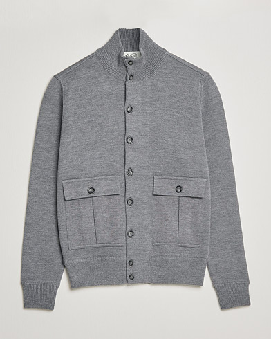 Herren | Stilvolle Jacken | Valstar | Valstarino Merino Wool Jacket Grey Melange