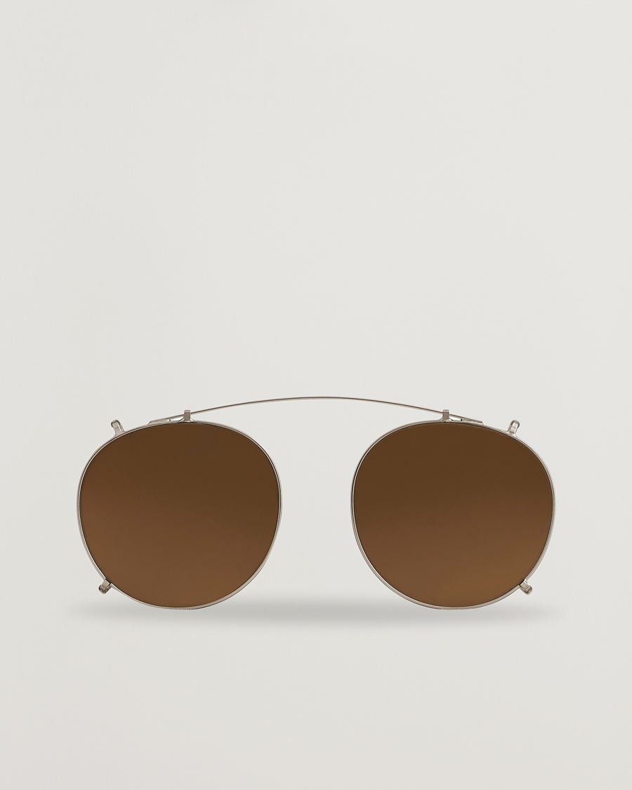 TBD Eyewear Clip-ons Silver/Tobacco – Braun