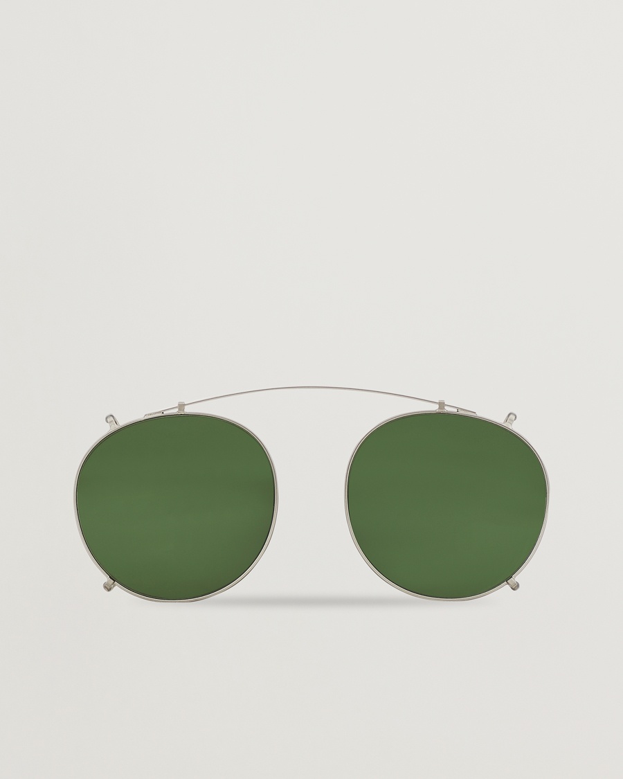 Herren | Sonnenbrillen | TBD Eyewear | Clip-ons Silver/Bottle Green