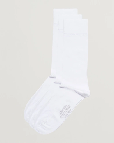 Herren | Kleidung | Amanda Christensen | 3-Pack True Cotton Socks White