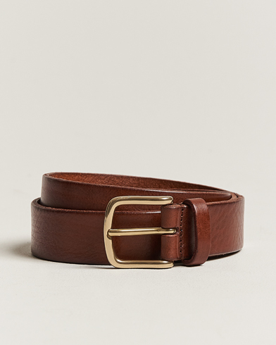 Herren | Anderson's | Anderson's | Leather Belt 3 cm Cognac