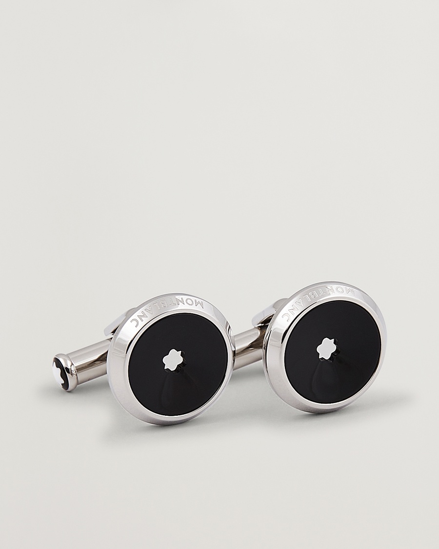 Montblanc Star Cufflinks Black Resin – Schwarz