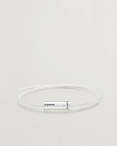Herren |  | LE GRAMME | Double Cable Bracelet Sterling Silver 9g