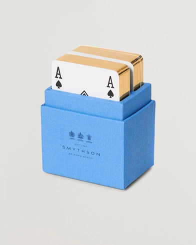 Herren | Smythson | Smythson | Playing Cards Nile Blue