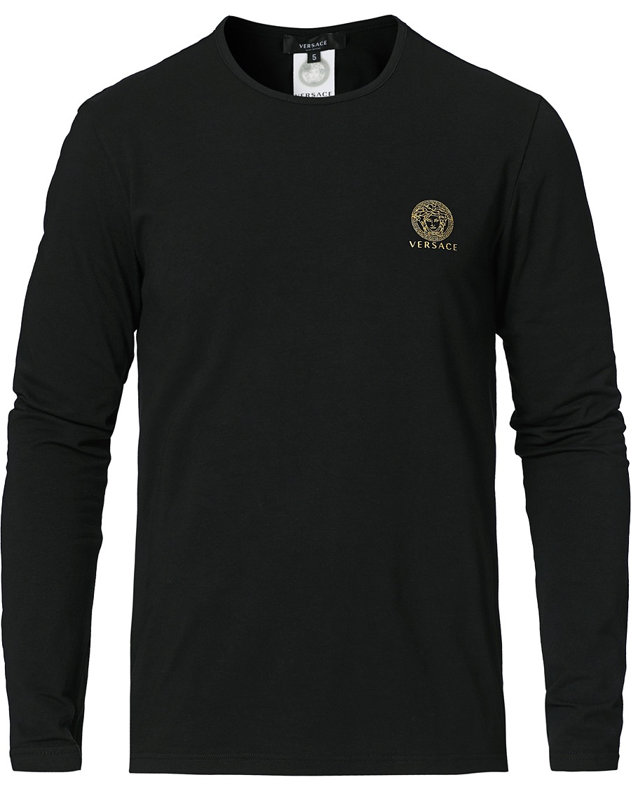 Herren | Versace | Versace | Medusa Long Sleeve Tee Black