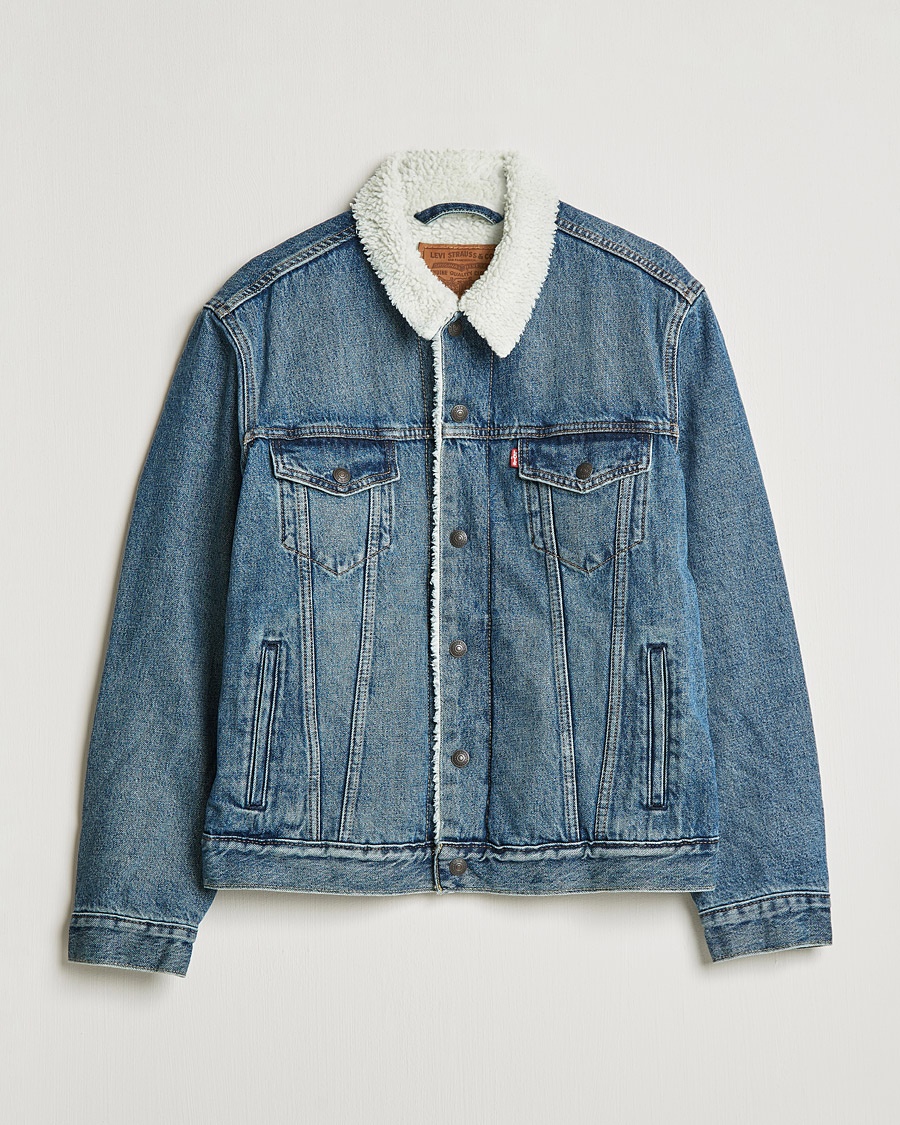 Levi's Men's Type 3 Sherpa Trucker Jacket - Fable - L | Levi's | Blue  Tomato (AT) | DE