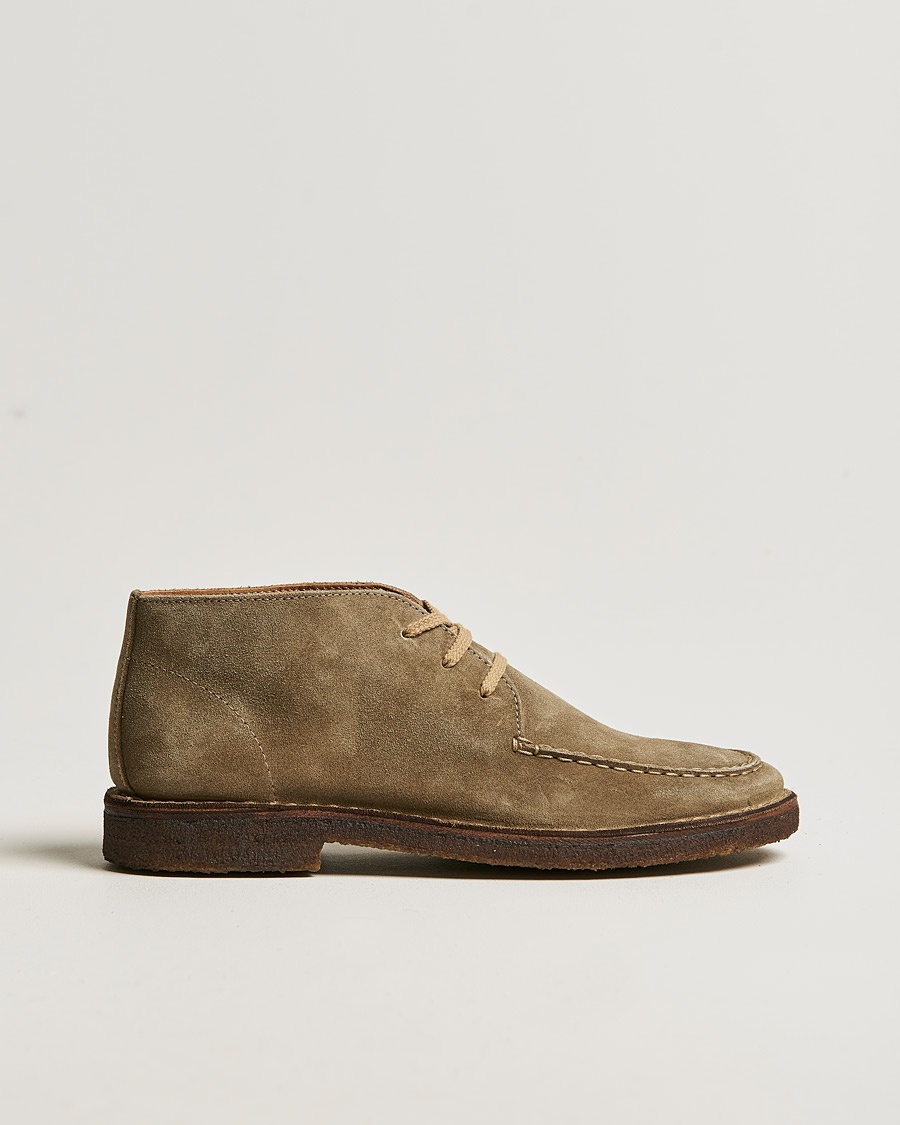 Herren | Chukka-Boots | Drake's | Crosby Moc-Toe Suede Chukka Boots Sand