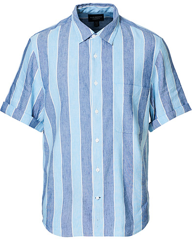  Striped Linen Shirt Deep Ultramarine Multi
