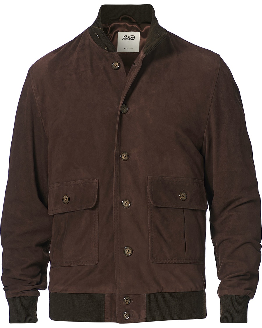 Valstar Valstarino Suede Jacket Dark Brown