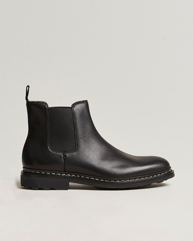 Herren | Schwarze Stiefel | Heschung | Tremble Leather Boot Black Anilcalf