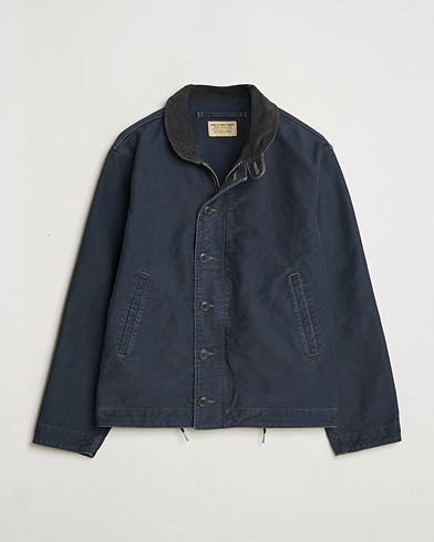 RRL Bower Deck Jacket Dark Navy – Blau