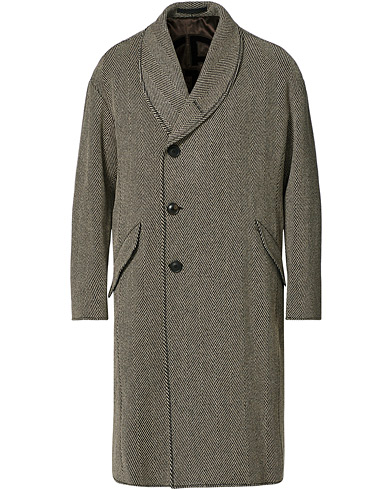 Winterjacken |  Chevron Wool Coat Grey