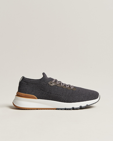 Herren | Sneaker | Brunello Cucinelli | Flannel Running Sneakers Dark Grey