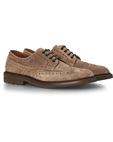 Brogue |  Longwing Brogue Taupe Suede