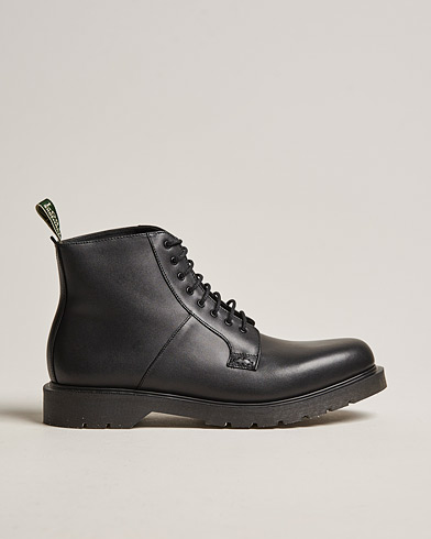 Herren | Schwarze Stiefel | Loake Shoemakers | Niro Heat Sealed Laced Boot Black Leather