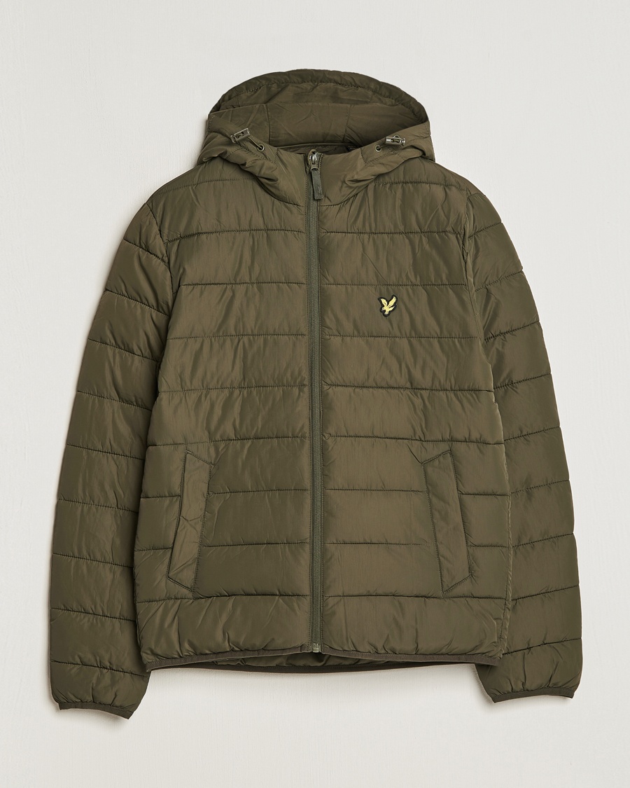 Lyle & Scott Lightweight Puffer Jacket Olive - Grün - Daunenjacke - Grösse: S