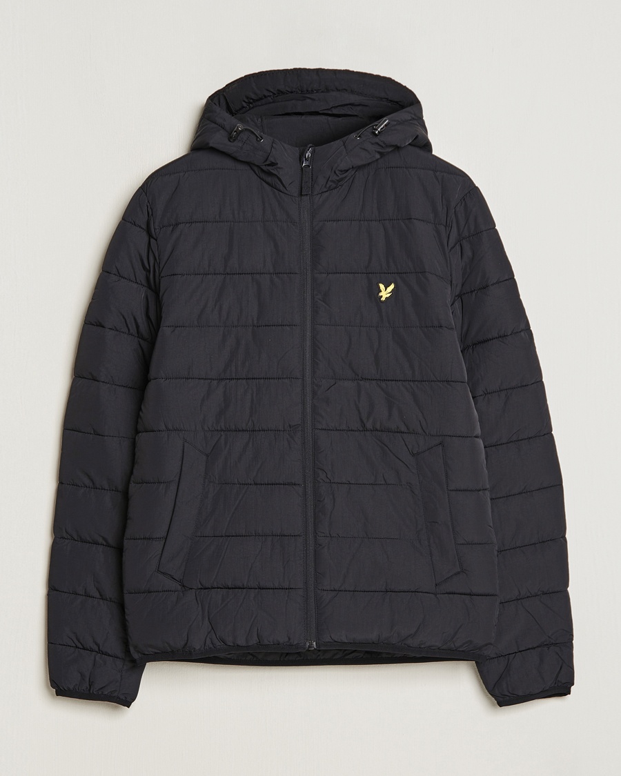 Lyle & Scott Lightweight Puffer Jacket Jet Black - Schwarz - Daunenjacke - Grösse: S