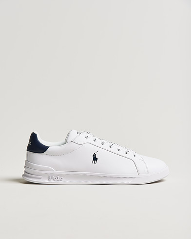Herren | Weiße Sneakers | Polo Ralph Lauren | Heritage Court Sneaker White/Newport Navy