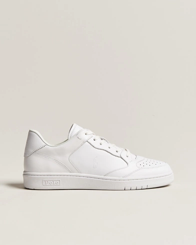 Herren | Sneaker mit niedrigem Schaft | Polo Ralph Lauren | Court Luxury Leather Sneaker White