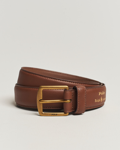 Herren | Preppy Authentic | Polo Ralph Lauren | Leather Belt Brown