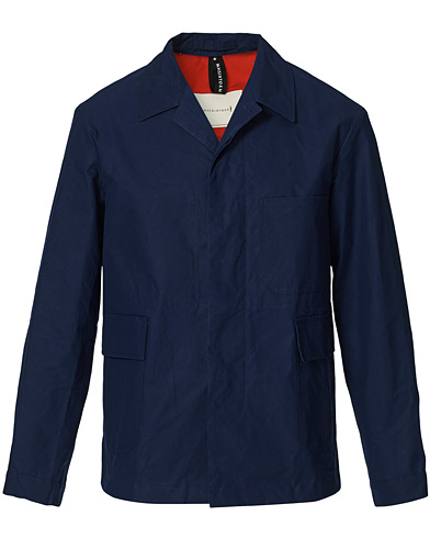 Best of British |  Drizzle Chore Dry Wax Shirt Jacket Dark Navy