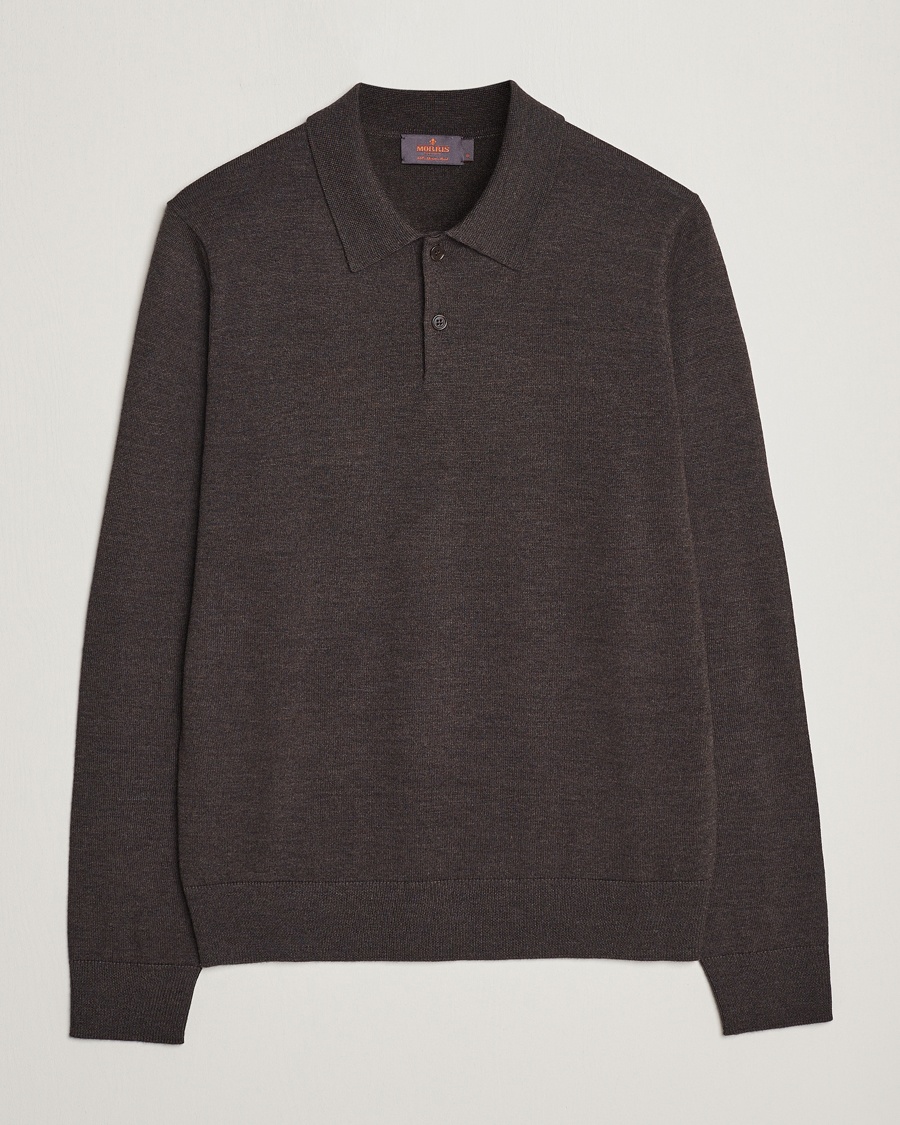  Merino Polo Knit Brown