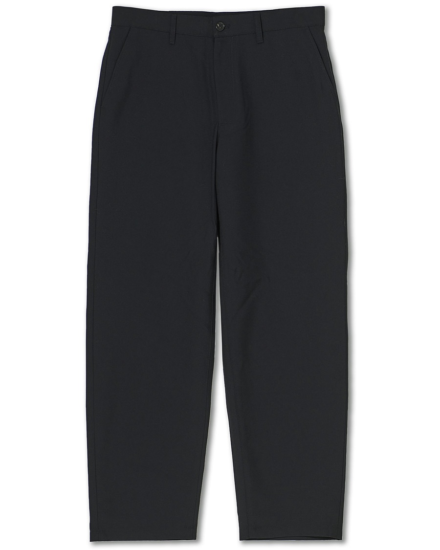  Soft Wool Trousers Black