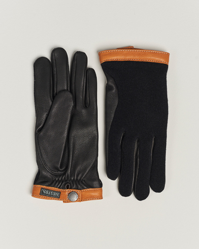Herren | Handschuhe | Hestra | Deerskin Wool Tricot Glove BlackBlack