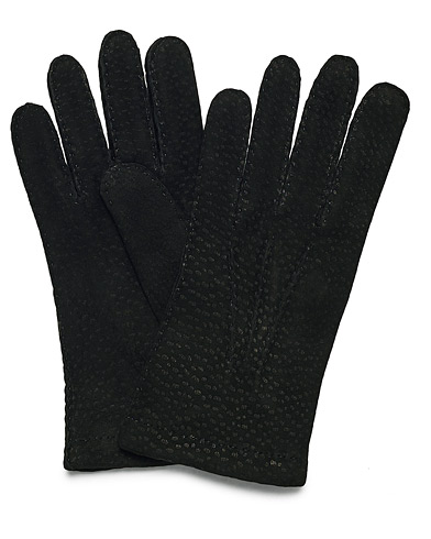 Handschuh |  Carpincho Handsewn Cashmere Glove Black