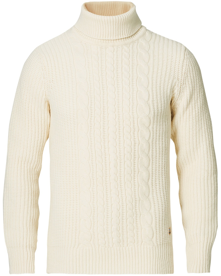 Herren | | Armor-lux | Cable Knit Turtleneck Nature