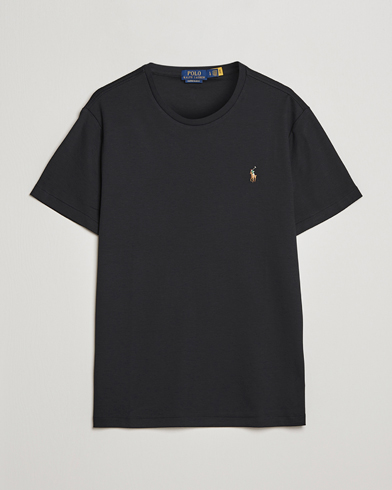 Herren | World of Ralph Lauren | Polo Ralph Lauren | Luxury Pima Cotton Crew Neck T-Shirt Black