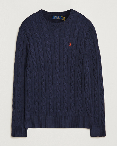 Herren | Polo Ralph Lauren | Polo Ralph Lauren | Cotton Cable Pullover Hunter Navy