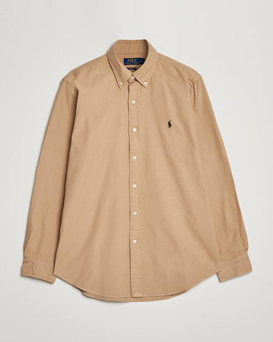 Herren | Hemden | Polo Ralph Lauren | Custom Fit Brushed Flannel Shirt Vintage Khaki