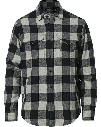 Hemd |  Lumber Flannel Checked Overshirt Grey/Black