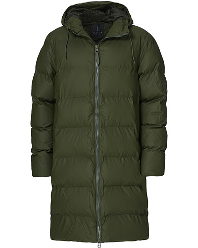 Herren |  | RAINS | Waterproof Long Puffer Jacket Green