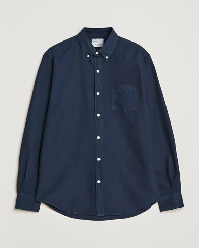 Herren | Oxfordhemden | Colorful Standard | Classic Organic Oxford Button Down Shirt Navy Blue