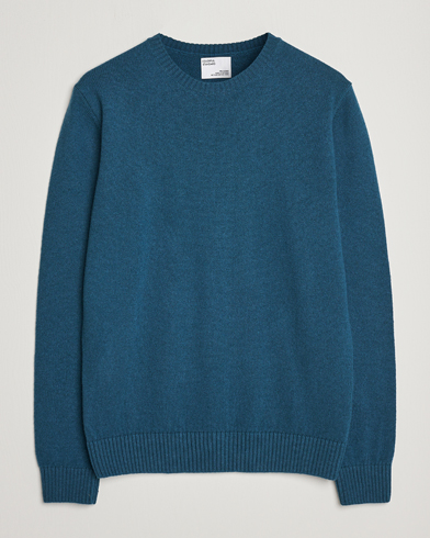 Herren | Strickpullover | Colorful Standard | Classic Merino Wool Crew Neck Ocean Green