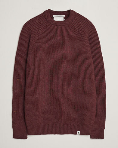 Herren |  | Peregrine | Ford Knitted Wool Jumper Shiraz